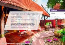 SPG旗下曼谷飯店三天以上住宿優惠最高可享65折房價折扣