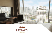 曼谷四星酒店優惠:Legacy Suites曼谷力獅套房酒店8折預訂