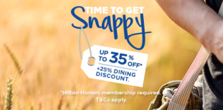 Hilton希爾頓酒店:東南亞特賣最高可享35%住宿折扣(優惠至9/24)